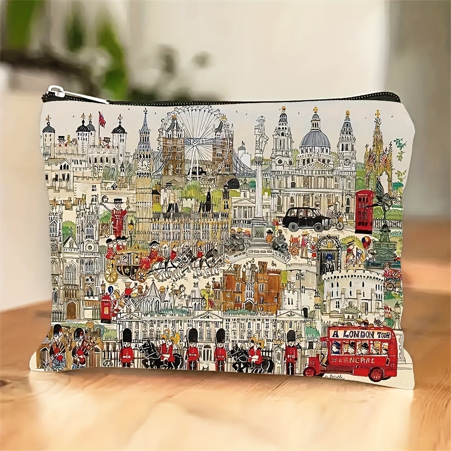 Vintage Fashion London - Vintage London Skyline cosmetische tas Britse