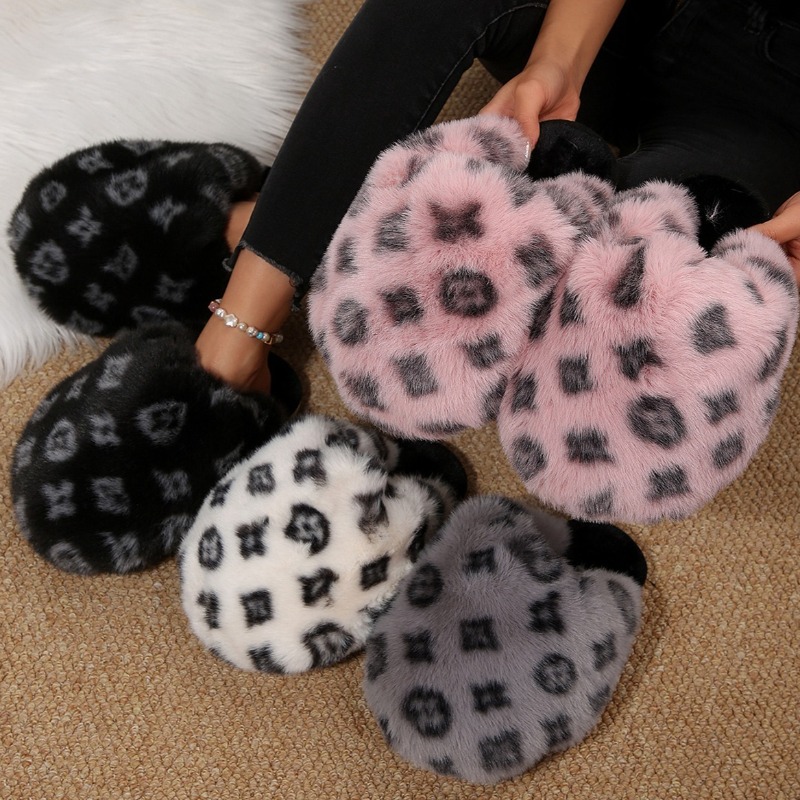 Vintage Fashion Style - Winter dames vintage vismondslippers met gesloten