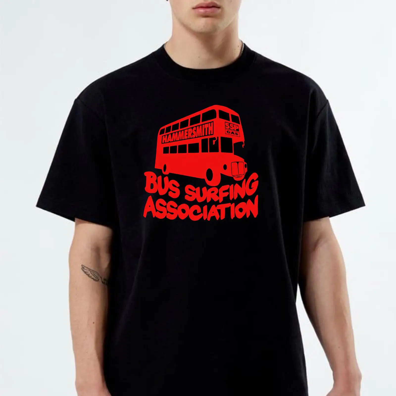Vintage Fashion London - Retro Bus Surfing Association T-Shirt Londen
