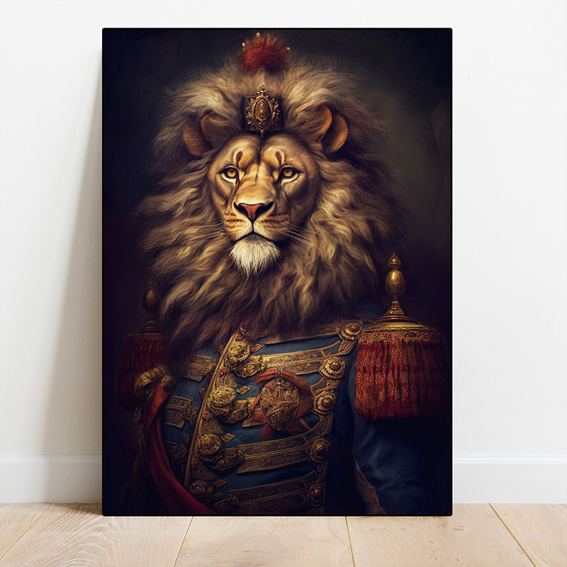 Wolf Leeuw Panter Haan Cheetah - Vintage Fashion Wall Art recensie en prijs