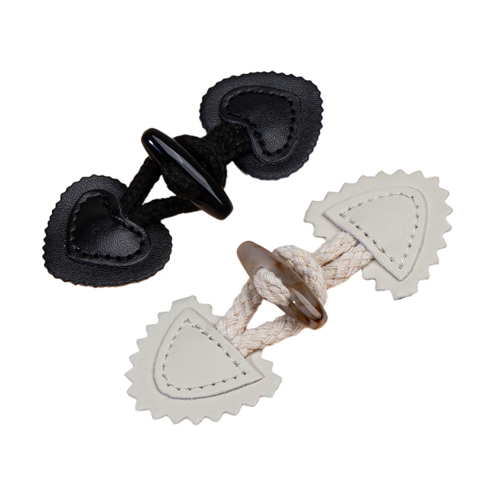 Mode PU lederen hoornknopen vi - Vintage Fashion Style recensie en prijs