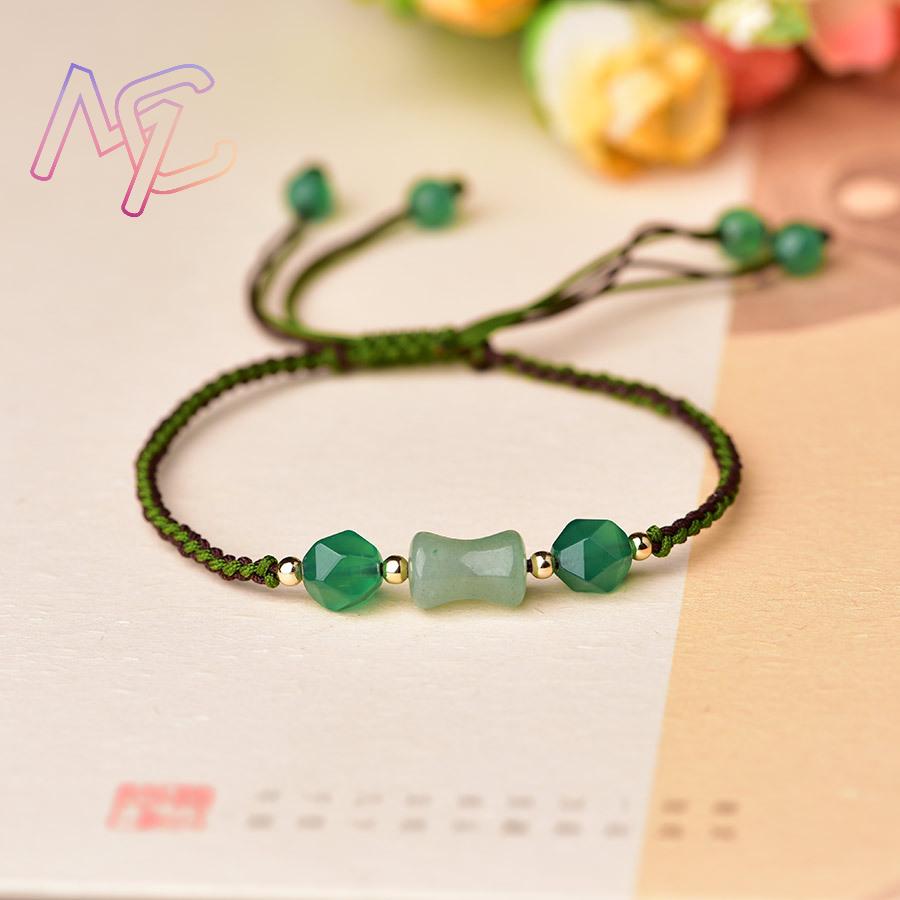 Groene natuurlijke jade kralen - Vintage Fashion Jewelry recensie en prijs