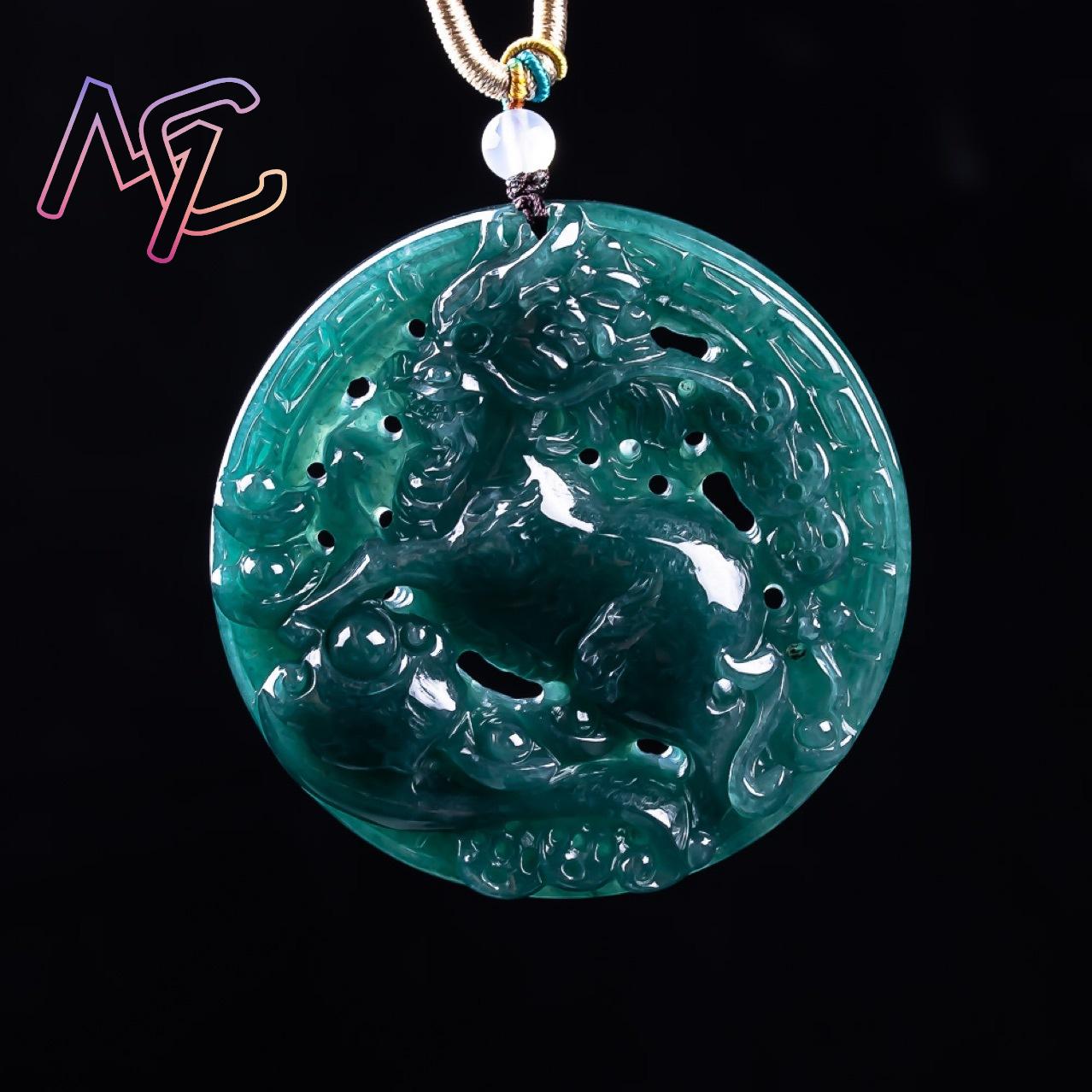 Myanmar Jadeïet Draak Hanger K - Vintage Fashion Jewelry recensie en prijs