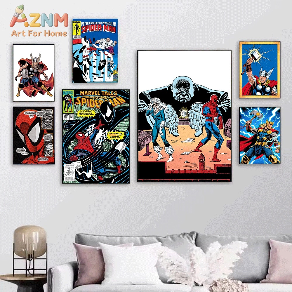 Prachtige Spider-Man vintage s - Vintage Fashion Wall Art recensie en prijs