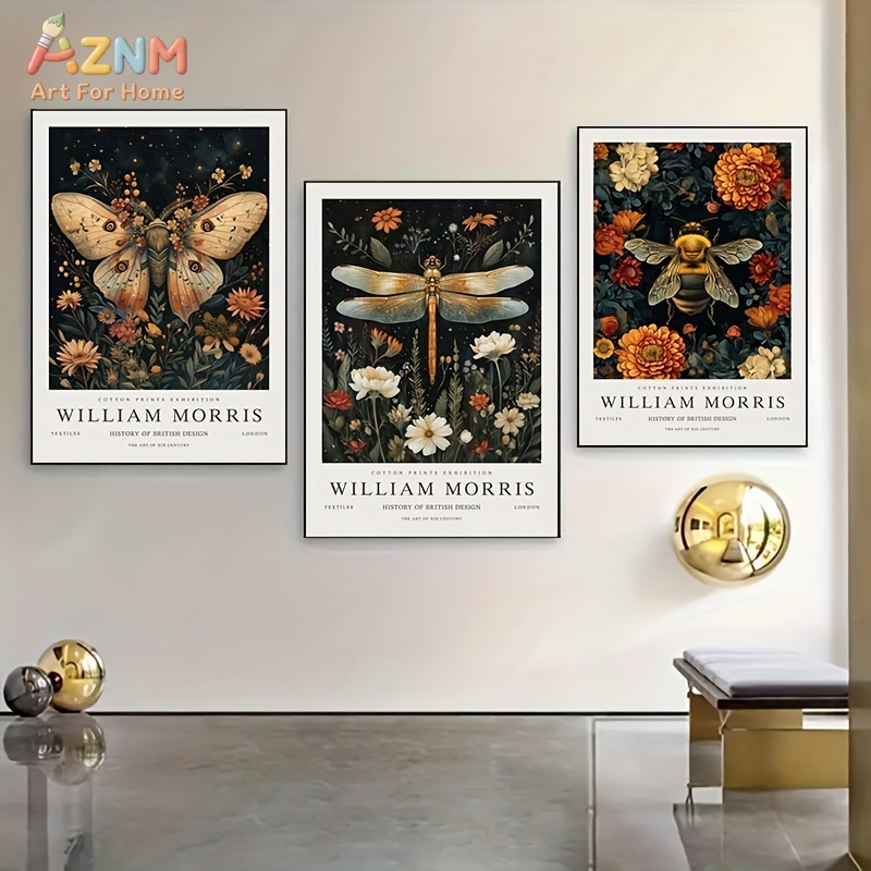 3PCS William Morris Vintage Bo - Vintage Fashion Wall Art recensie en prijs