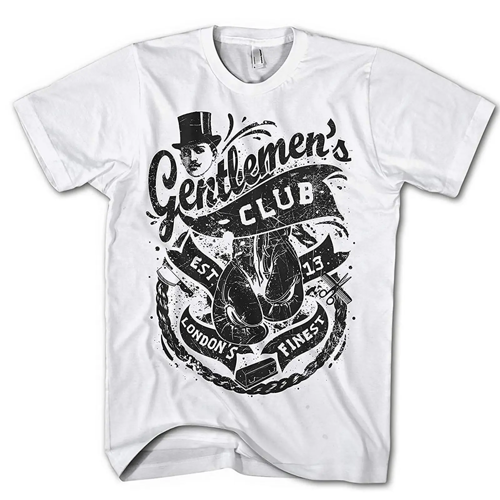 Heren T-shirt Gentleman Boxing - Vintage Fashion London recensie en prijs