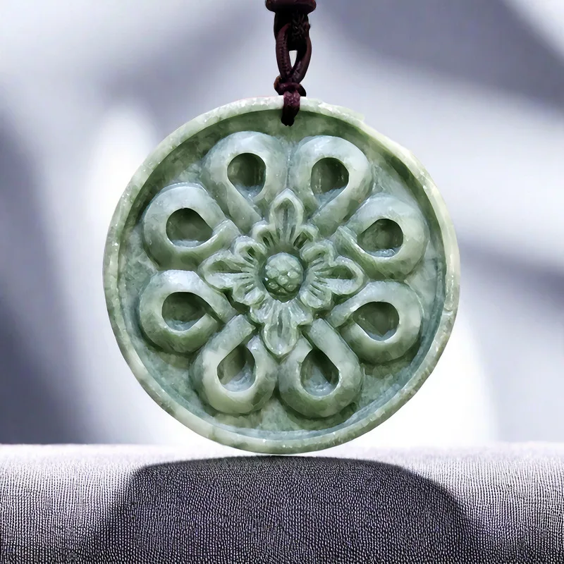Natuurlijke echte jade bloem h - Vintage Fashion Jewelry recensie en prijs